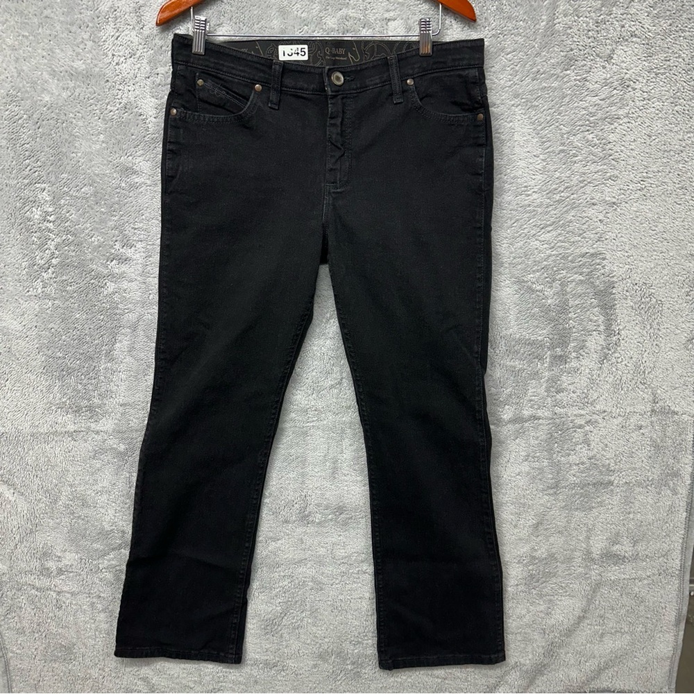 Wrangler Q-Baby Black Bootcut Jeans Women’s Size 11/12 x 30